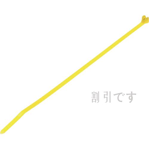 パンドウイット　ステンレス爪ロック式ナイロン結束バンド　黄色　幅２．４ｍｍ　長さ２０１ｍｍ　１０００本入り　ＢＴ２Ｍ－Ｍ４Ｙ　
