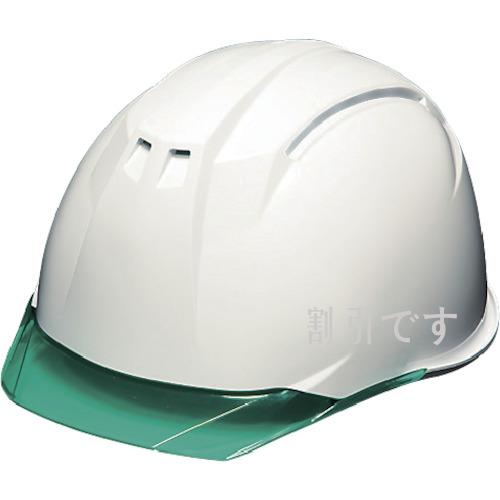 ＤＩＣ　透明バイザーヘルメット（シールド面付）　ＡＰ１１ＥＶＯ－ＣＳ　ＫＰ　白／グリーン　