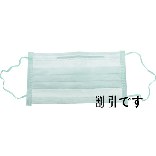 ＴＲＵＳＣＯ　クリ－ンル－ム用マスク　３層式（５０枚入）　